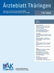 Titelbild der Ausgabe Jul/Aug 2019 des Ärzteblattes