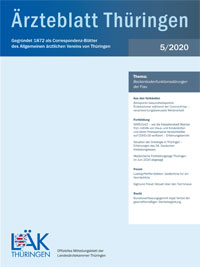 Titelbild der Ausgabe Mai 2020 des Ärzteblattes