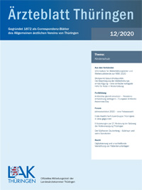 Titelbild der Ausgabe Dez 2020 des Ärzteblattes
