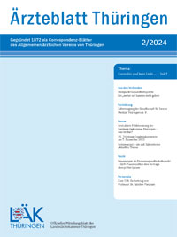 Titelbild der Ausgabe Feb 2024 des Ärzteblattes